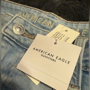 American Eagle Dreamy Drape Super High-Rise Baggy Wide Leg- Size 16/33W New